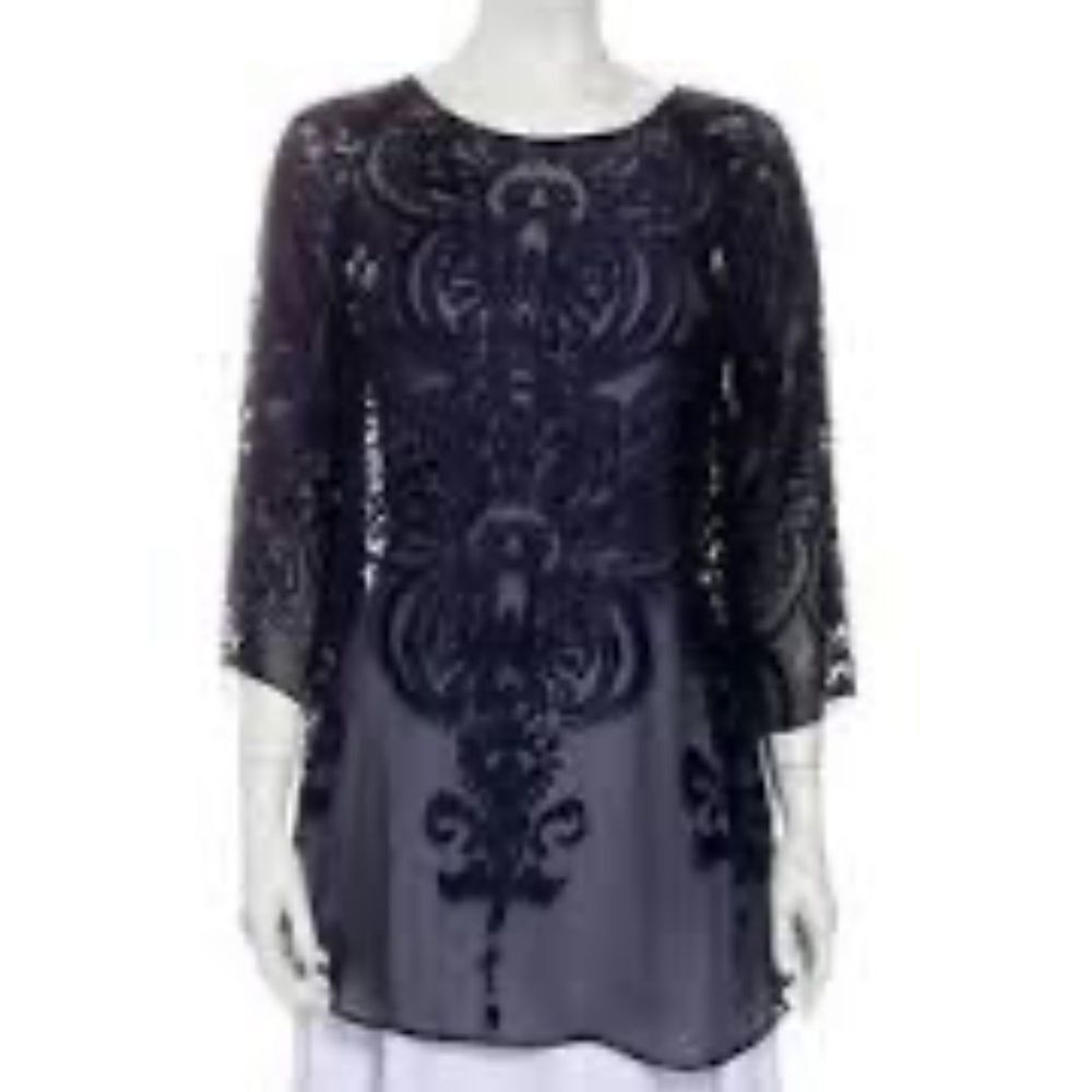 NWOT Vintage Calypso St Barth Embroidery Dress S